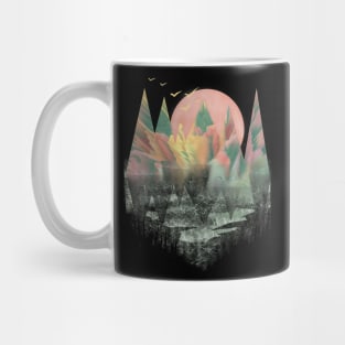 Abstract Candy Mountain Landscape Mug